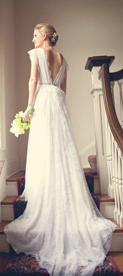 Hochzeit - Wedding Lace Dress ... 