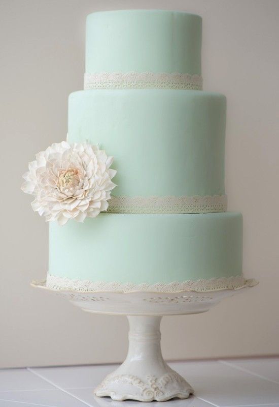 Свадьба - Mint Wedding Cake! 