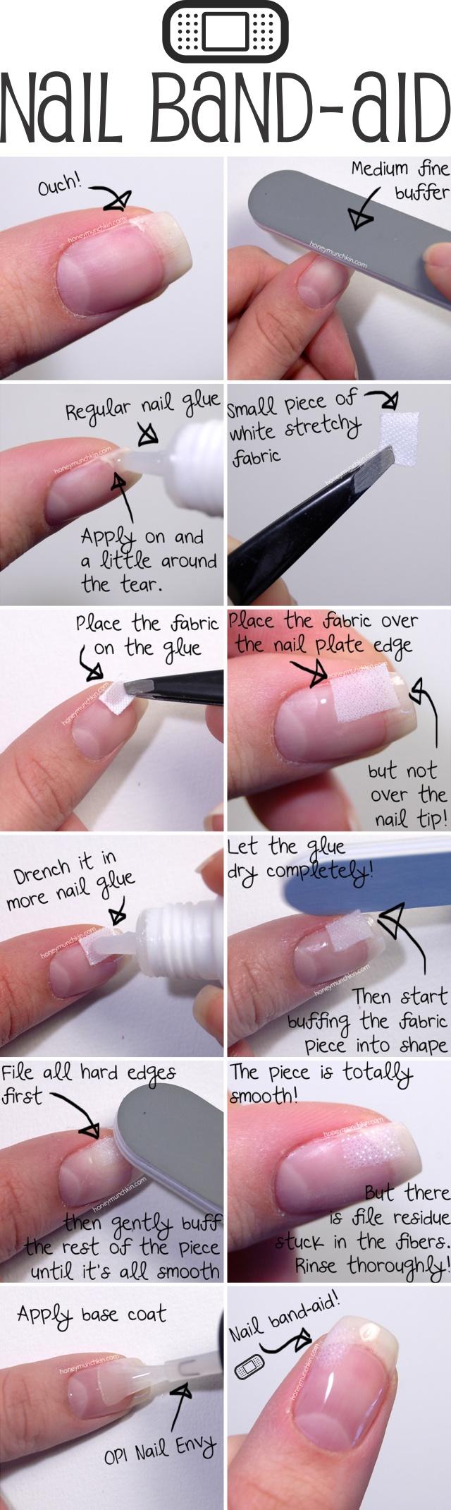 Hochzeit - How To Fix A Broken Nail 