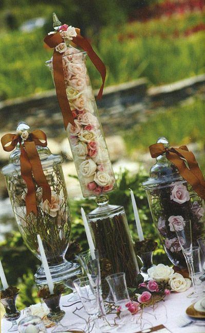 Hochzeit - Apothecary Jars & Glass Bell Jars