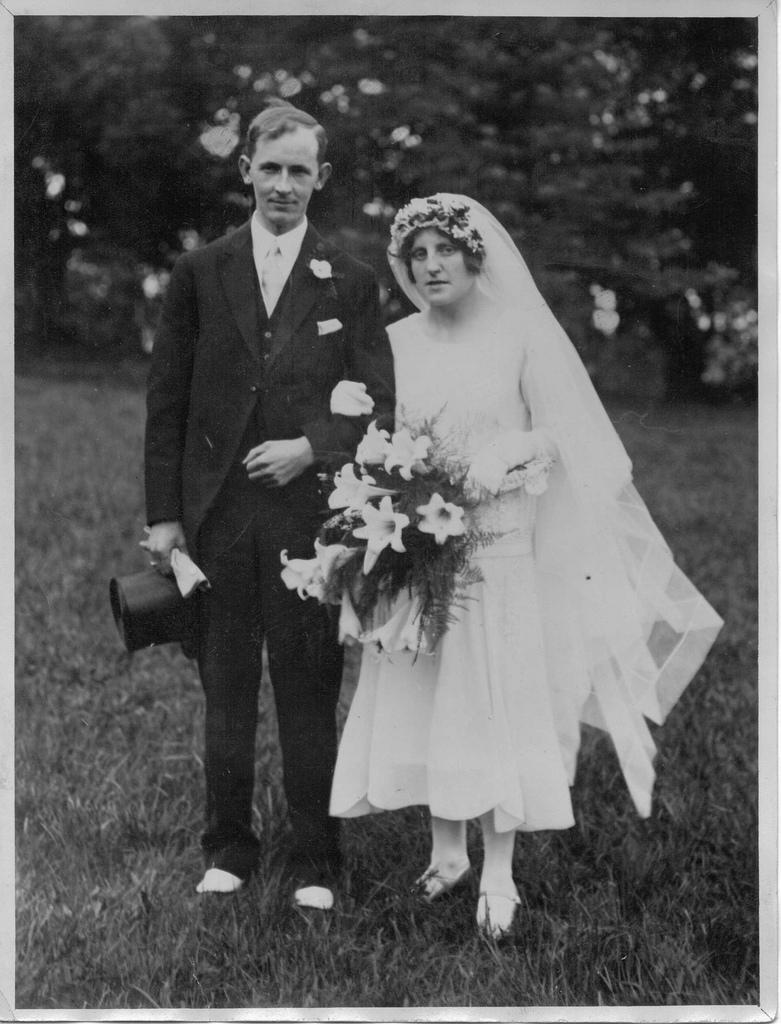Hochzeit - Hochzeits-Porträt 1920