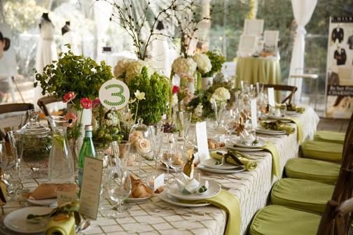 Wedding - Green And Gold Theme 