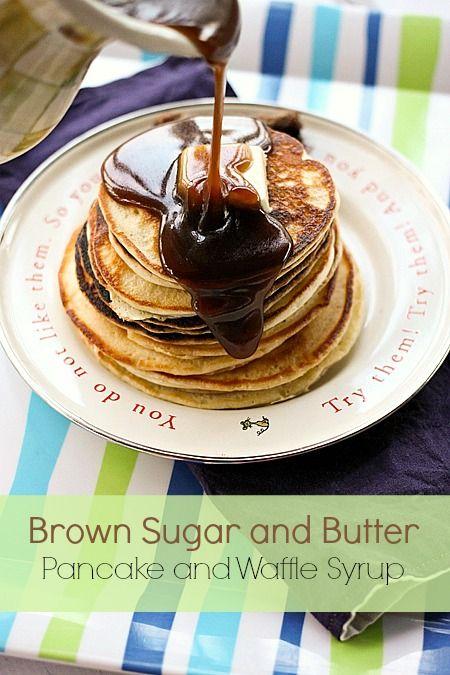 زفاف - Brown Sugar Butter Pancake And Waffle Syrup
