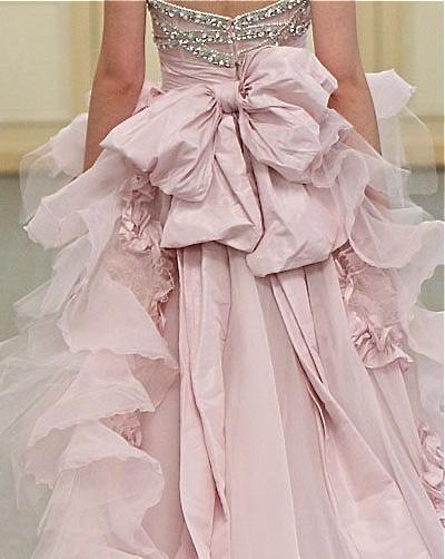 Wedding - Pink wedding dress designed by Zuhair Murad