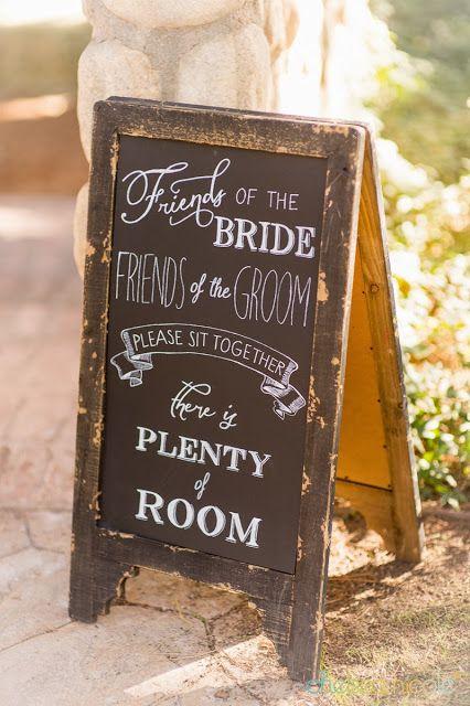 Wedding - "sit Anywhere" Rustic Wedding Sign 