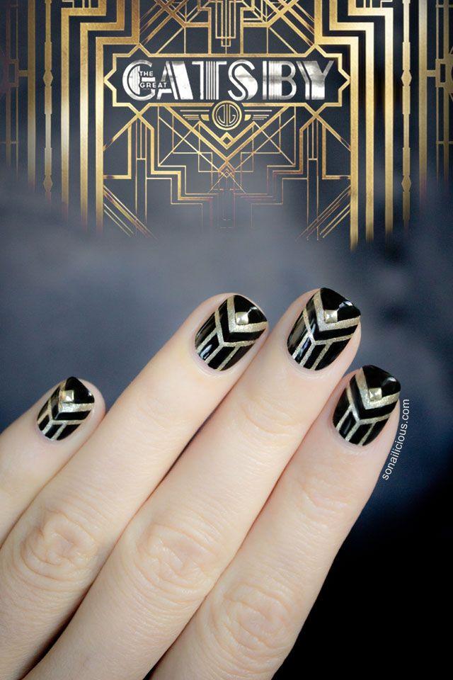 Wedding - The Great Gatsby Nails 