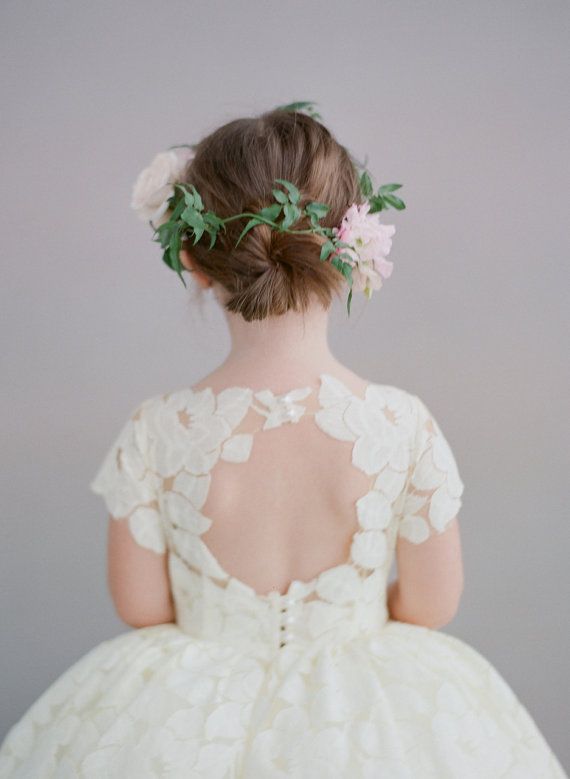 Hochzeit - Der Annabelle Blumenmädchen Kleid