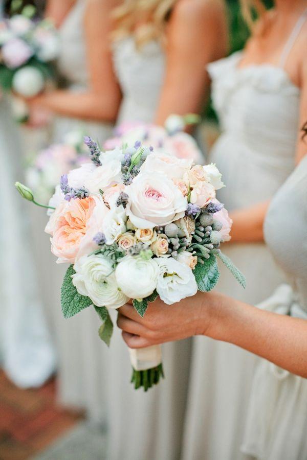 Mariage - Rose Pivoine Ranunculus Et Astilbe Bouquet