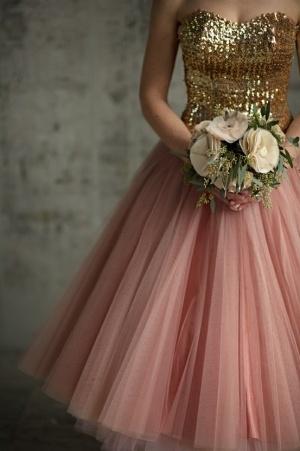 Hochzeit - Brautjungfer ..... pink & Goldhochzeits-