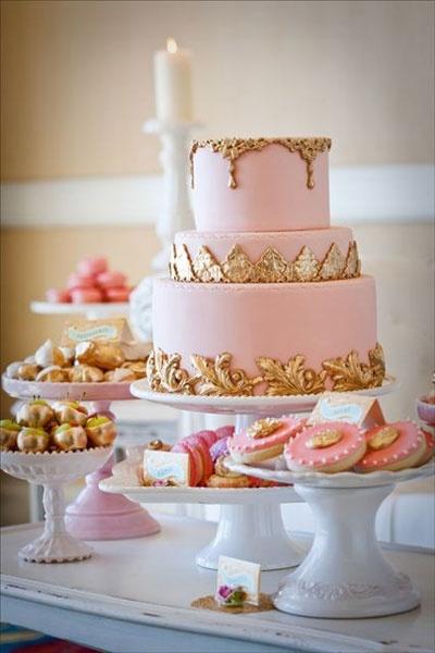 Wedding - Pink/gold 