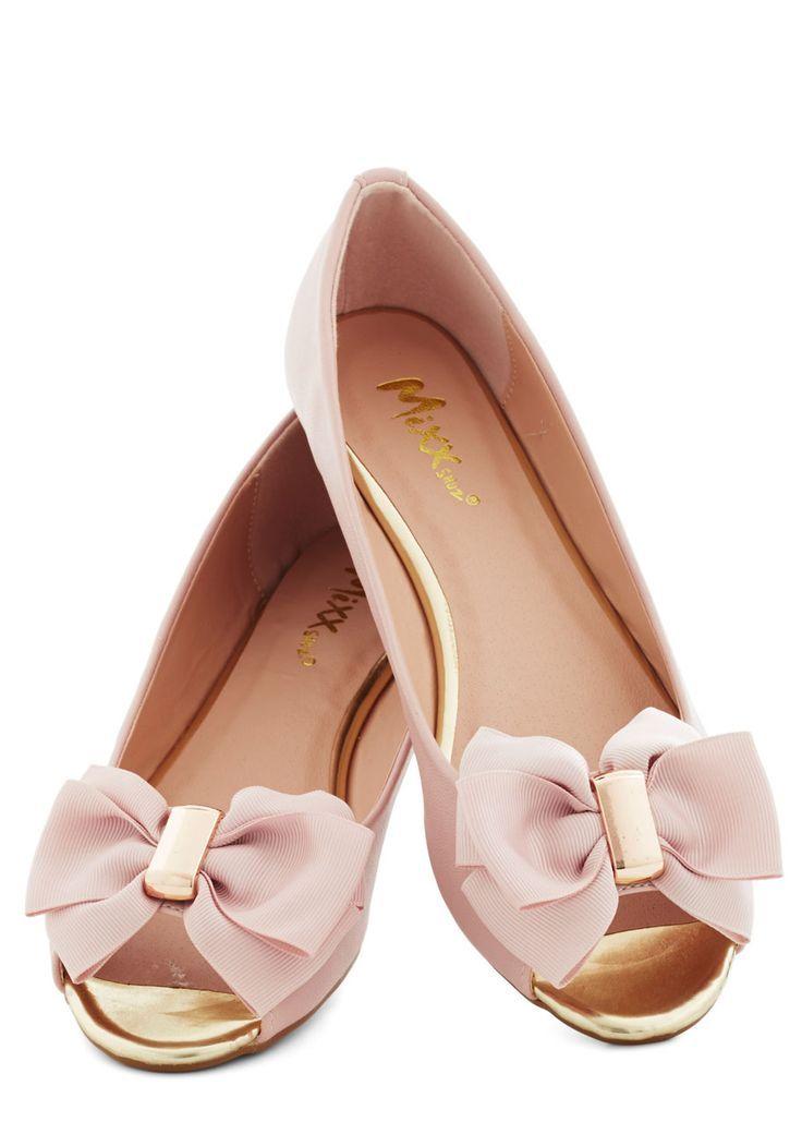 Mariage - Rose et or Bow Flats