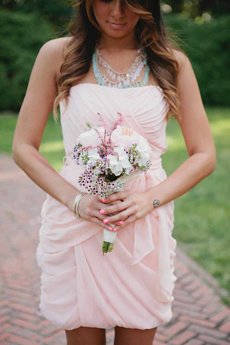 Hochzeit - # # Blush pink # Brautjungfer