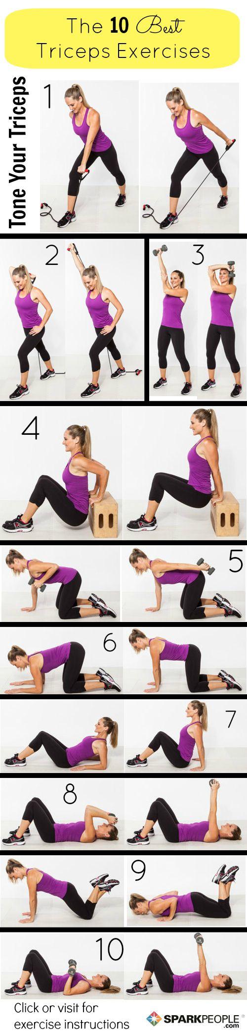 Mariage - 10 Best Triceps Moves From Spark People 