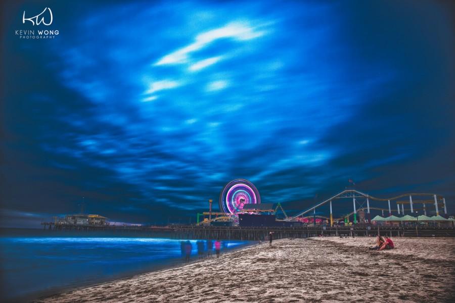 Hochzeit - Sturm-Wolken über Santa Monica Pier