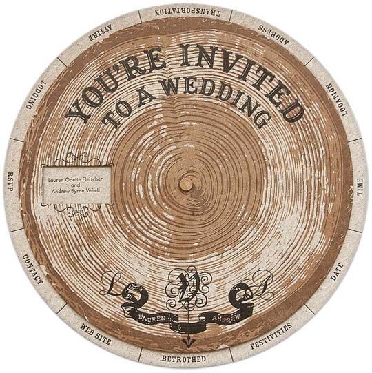 Wedding - Cool Invite, Circle Windows 