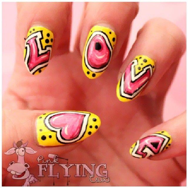 Свадьба - Pinkflyingcow #ногтей #ногти #nailart 