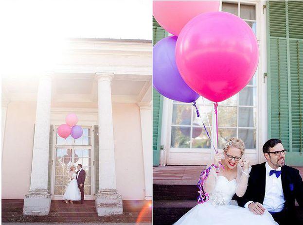 Hochzeit - Ballon Fotosession