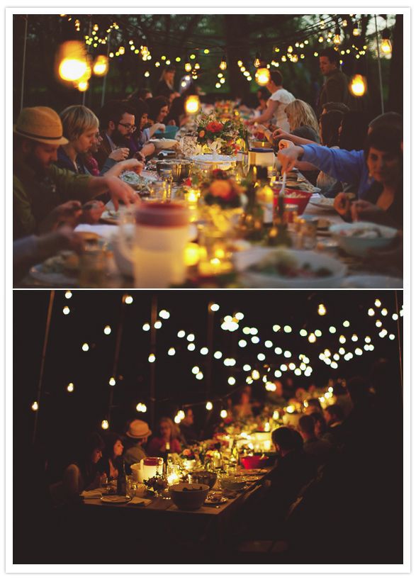 زفاف - حزب العشاء.