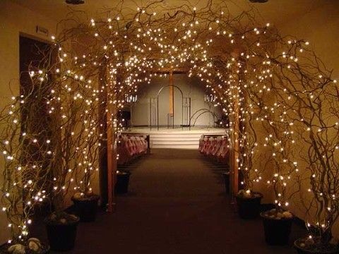 wedding  lights  Inspiration: theme Wedding fairy Arches Wedding