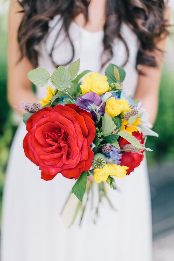 Wedding - Bright Summer Bouquet 