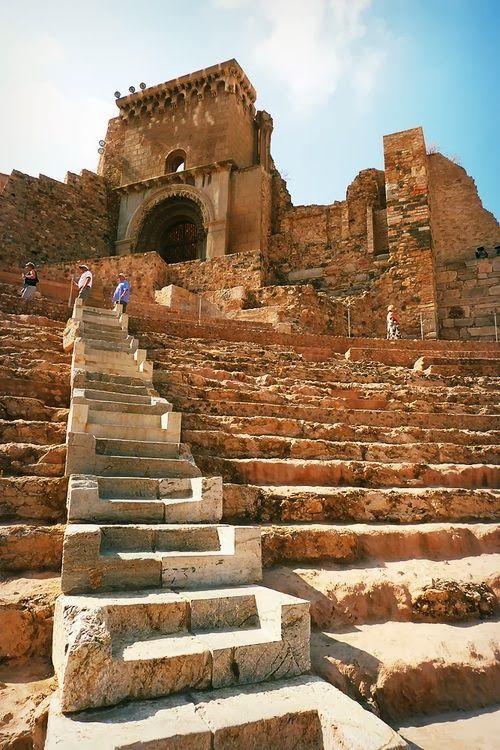 Hochzeit - Das römische Theater von Cartagena, Spanien!