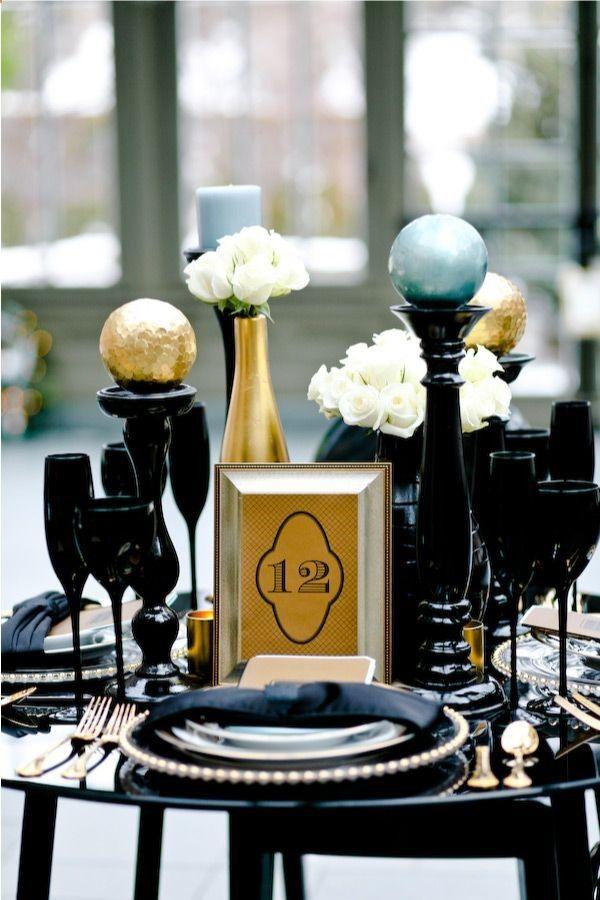 Wedding - Black And Gold 
