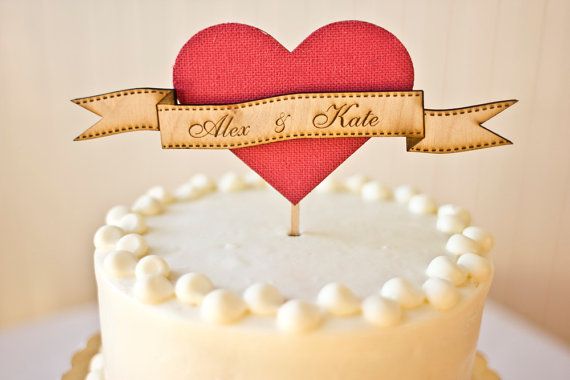 Wedding - Love This Cake Topper! 