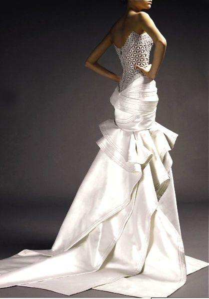 Mariage - Versace robe Aka réception de mariage robe
