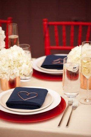 Mariage - décor de table