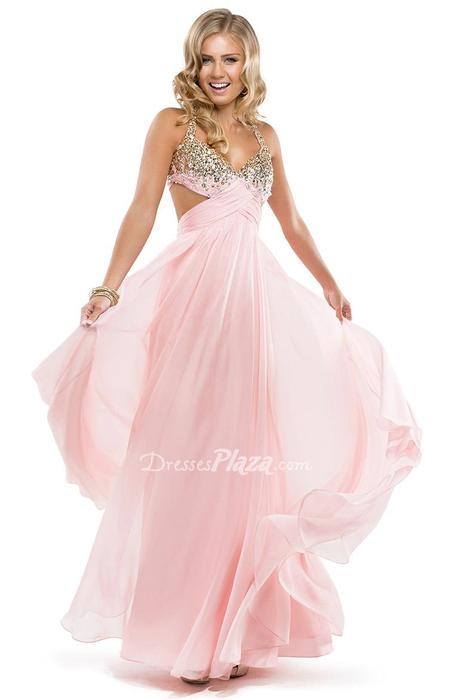 Wedding - Prom Dress with Side Cutout
