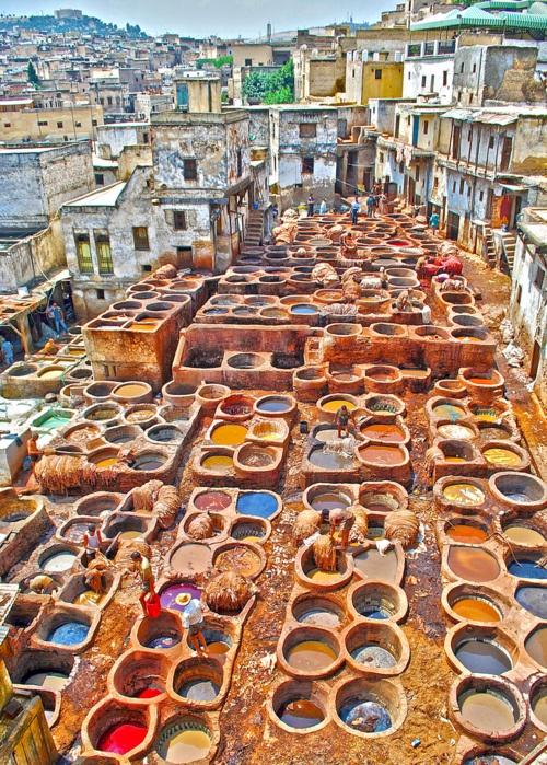 Hochzeit - Marokko, Dach Färben