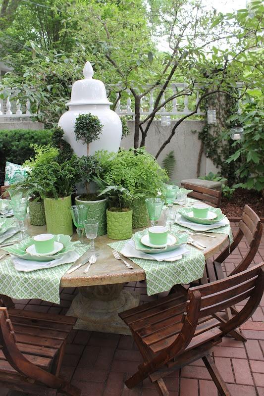 Wedding - Tablescape Greens 
