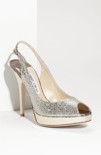 Mariage - Jimmy Choo 'indice' Glitter Slingback Pump (Nordstrom Exclusive Couleur)