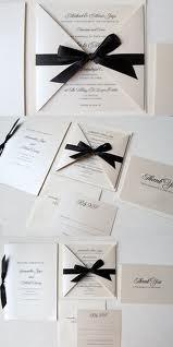 Wedding - Black Tie Wedding Stationery 