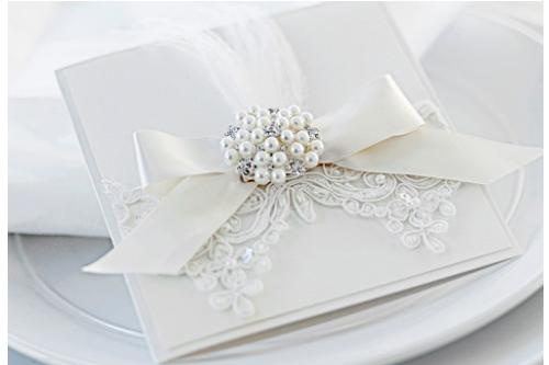 Hochzeit - Weiß Briefpapier