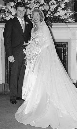 Wedding - Joan Bennett And Ted Kennedy 