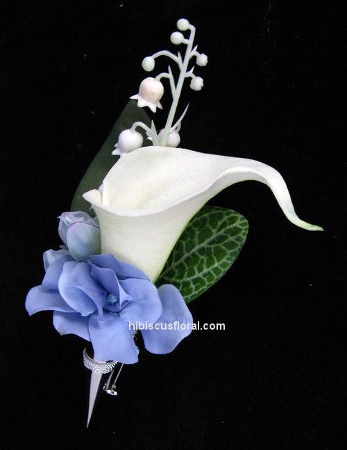 Hochzeit - Calla-Lilien und blaue Hortensie