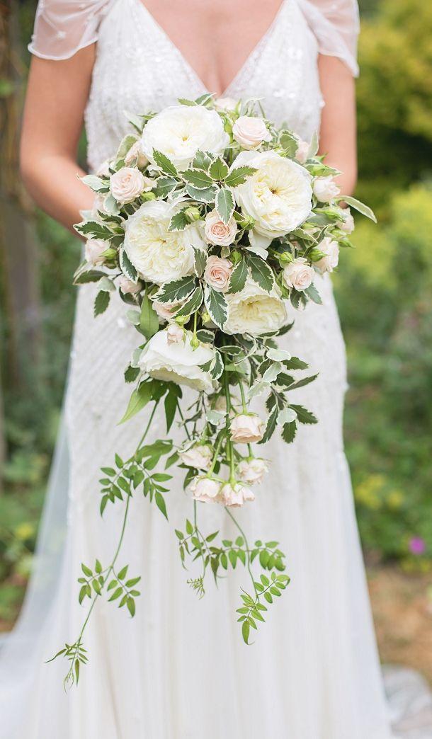 Wedding - Romantic Cascading Bouquet 