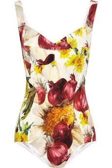 Wedding - Onion And Floral-print Brocade Bodysuit 