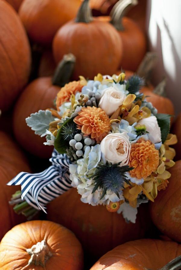 Hochzeit - Herbst Blumenstrauß