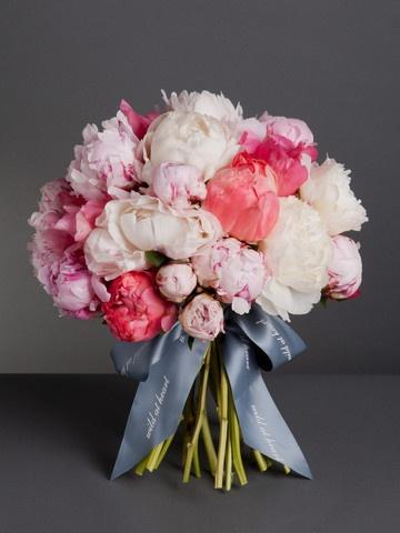 Hochzeit - Blush Pfingstrosen Bouquet