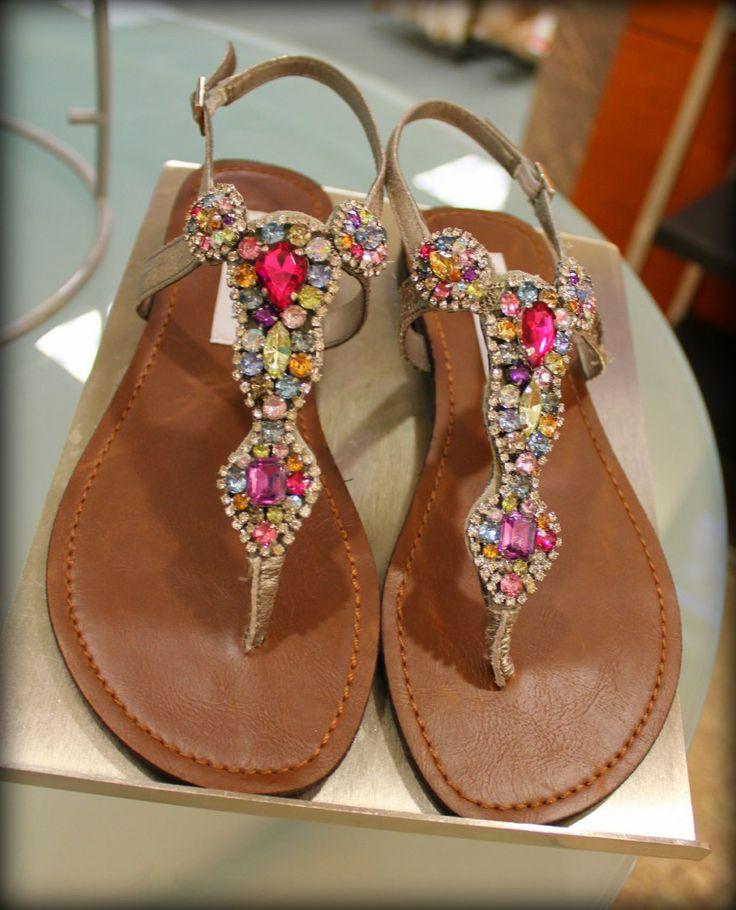 steve madden jeweled sandals