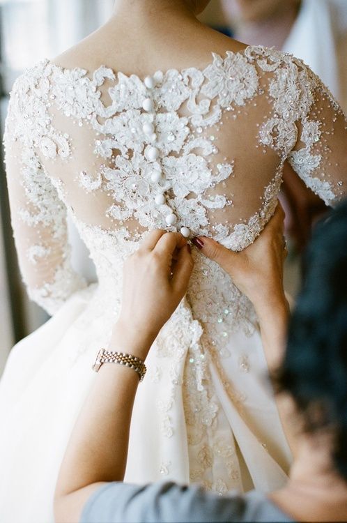 Wedding - Bridal Gown Back Detail 