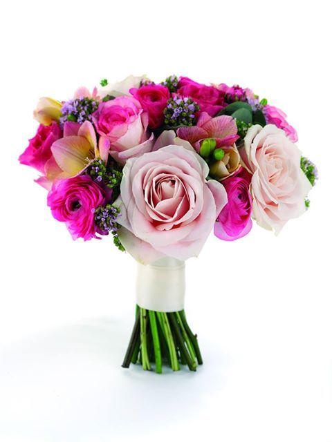 زفاف - زهور الزفاف الوردي