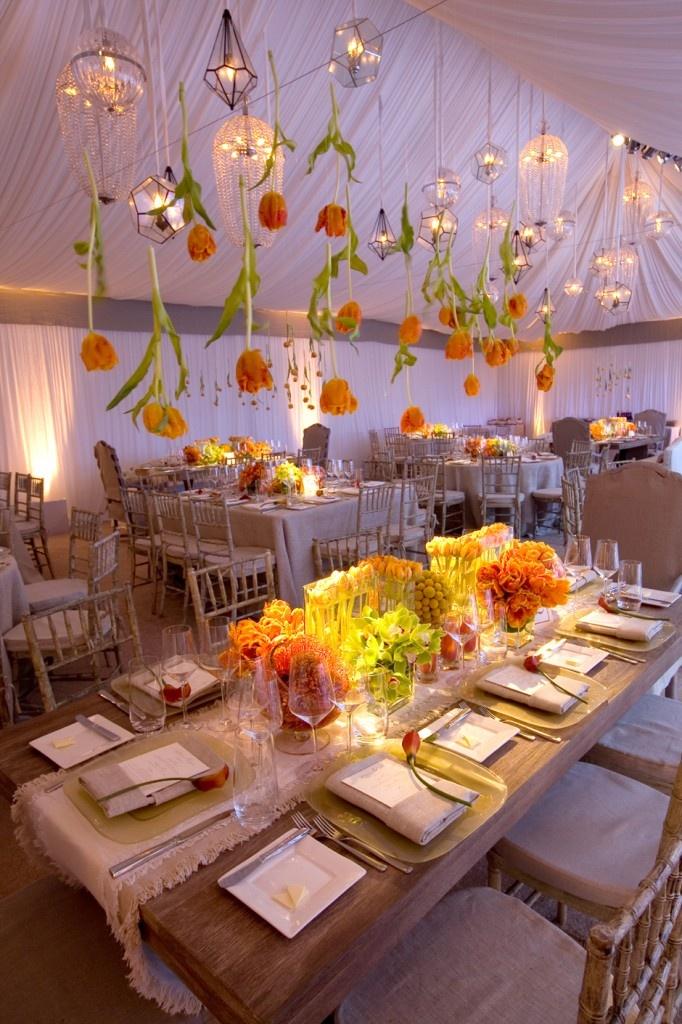 Wedding - Flower And Chandelier Wedding Tent 