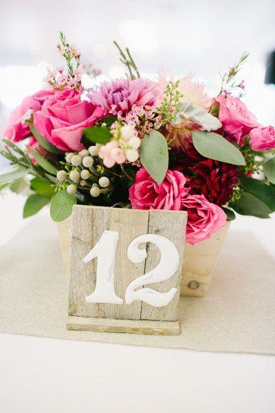 Wedding - Lovely Table Number   Centerpiece 