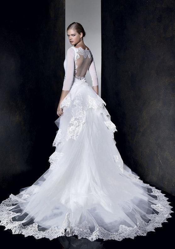Wedding - Long Sleeved & 3/4 Length Sleeve Wedding Gown
