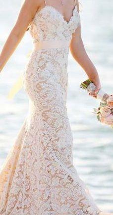 Свадьба - Прекрасное Кружевное Платье 