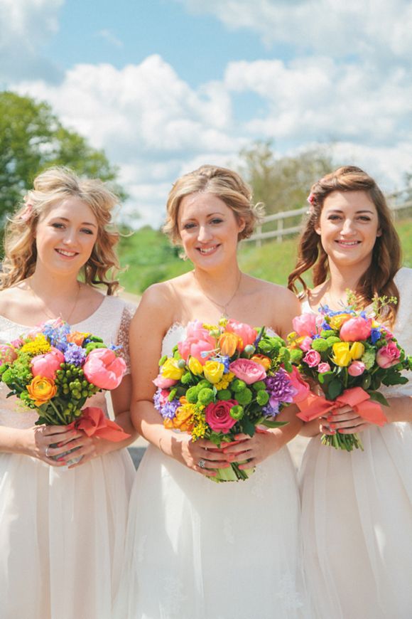 Wedding - Bright And Colourful Wedding Bouquets 