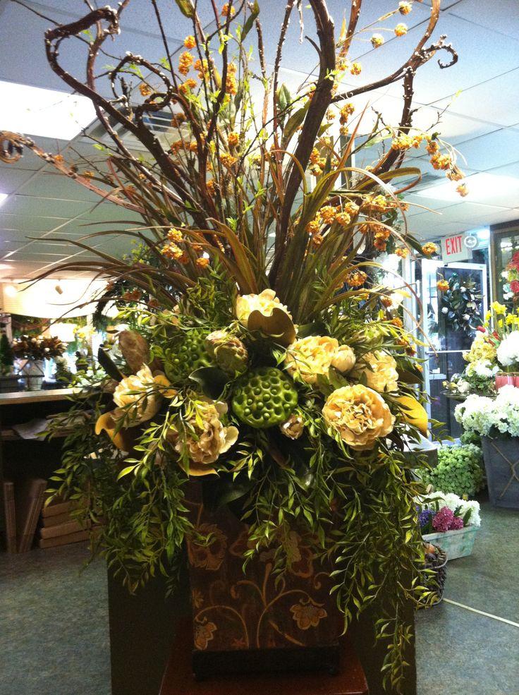 Mariage - Grand arrangement floral Soie